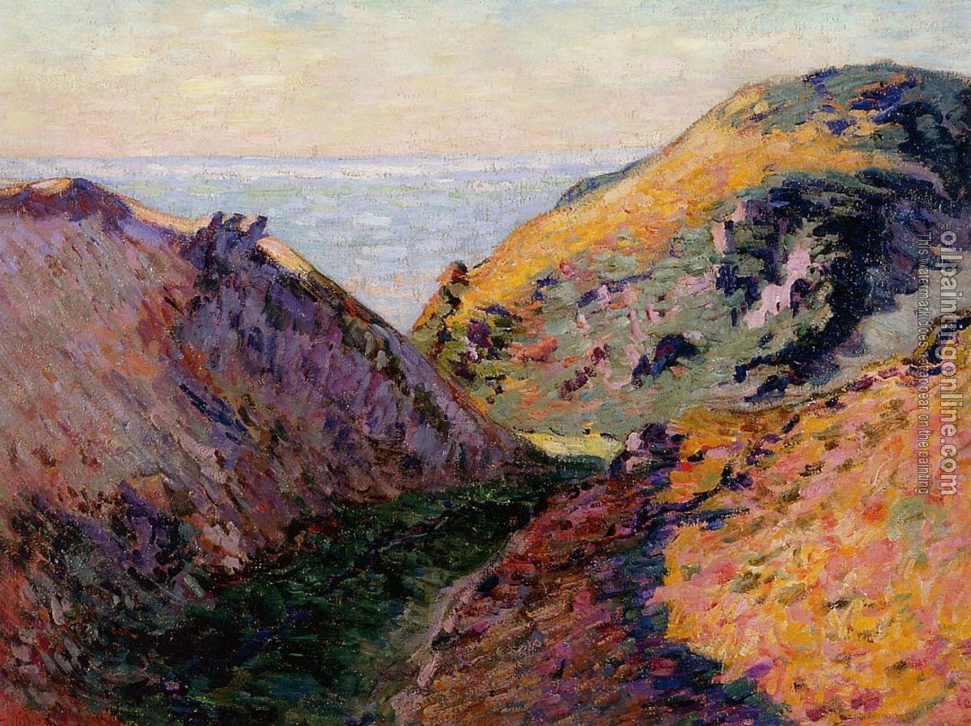 Guillaumin, Armand - The Lude Valley at Carolles